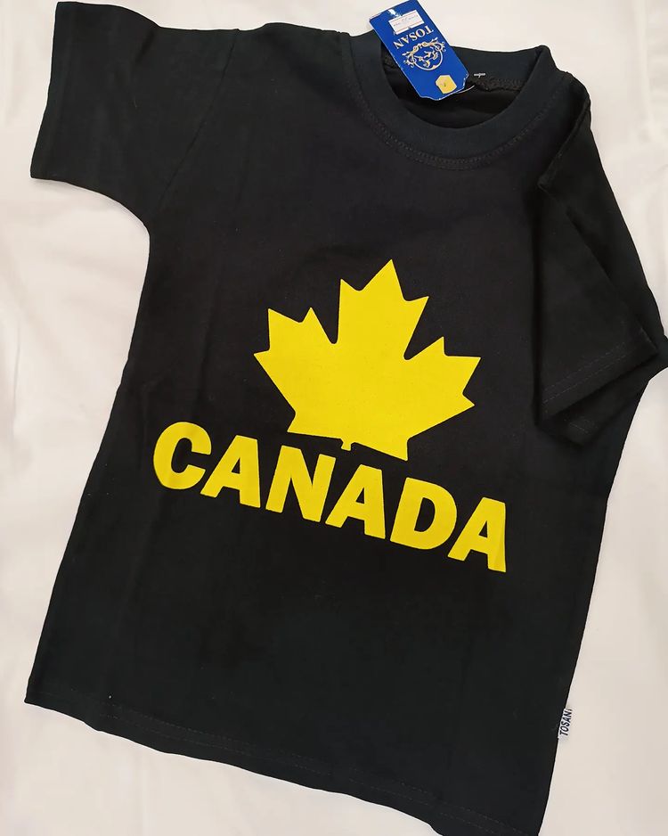 تی شرت تک طرح کانادا پرفروش , گل آپار